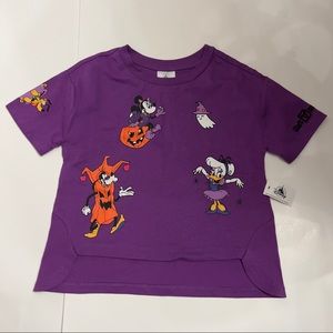 NWT Walt Disney World 2022 Halloween Purple T-Shirt - Youth Small